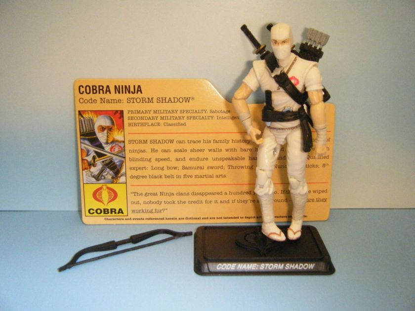   25th ANNIVERSAY LOOSE NINJA STORM SHADOW FIGURE 653569267584  