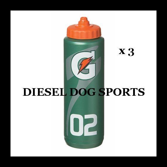 GATORADE Water Bottle Sport Squeeze NEW 3 BOTTLE PACK  