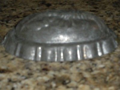 Antique vintage metal candy/jello molds with lobster, swirl & fruit