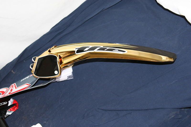 Sport Line Rear Fender Gold Chrome New  