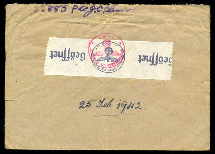 NEW ZEALAND / POW / WW2 CENSORED COVER  