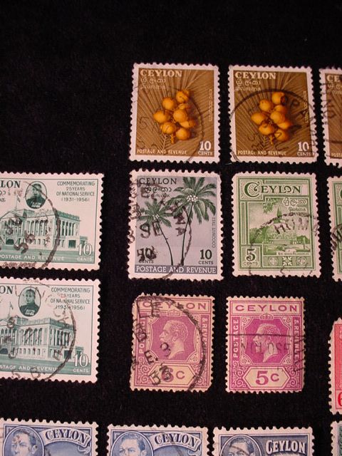 Estate Lot 24 Celon POSTAGE STAMPS Old Collection  