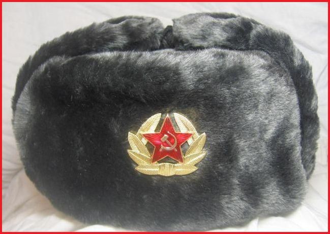 RUSSIAN AIRCRAFT SOLDIER CHAPKA USHANKA size 61  