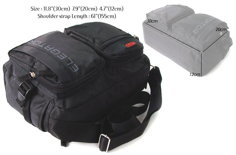 EG122*NEW Messenger SHOULDER BAG*Organizer Book Bag*  