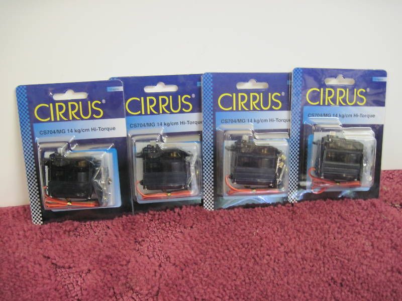 Cirrus CS704/MG 14kg/cm Hi Torque Servos  