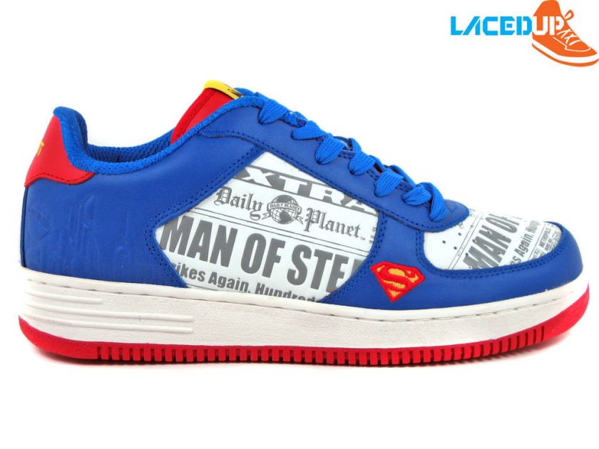   SUPERMAN SHOES MAN OF STEEL DJ CLARK KENT COLLECTIBLE AF1 SNEAKERS 7