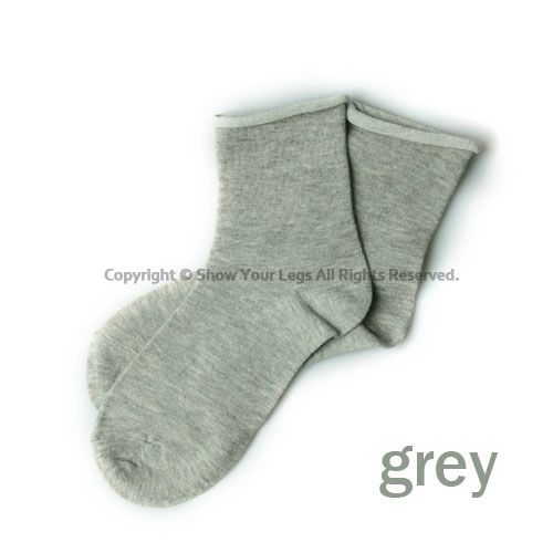 COTTON ANKLE SOCKS 21 colorful womens ladies rolled up solids girls 