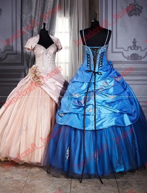   strap Bridal Gowns Prom Ball dress Quinceanera dress free Size  