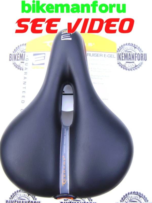 Bicycle Seat Serfas See Thru Bike Saddle E Gel Cruiser  