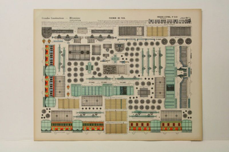 Pellerin Imagerie D’Epinal No 510 Grandes Constructions  