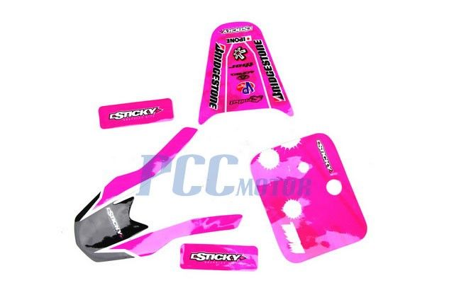 GRAPHICS DECALS STICKERS KIT HONDA CRF50 SDG 107 DE10  