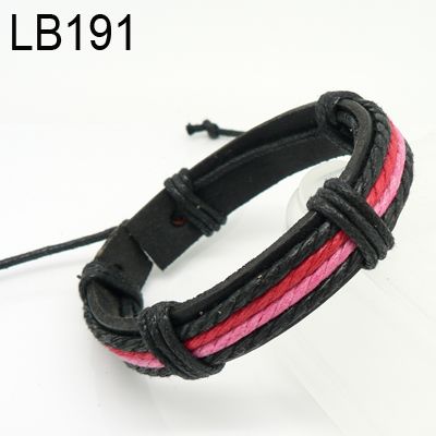   Braided Genuine Leather Bracelets Wristband Surfer Cuff Friendship