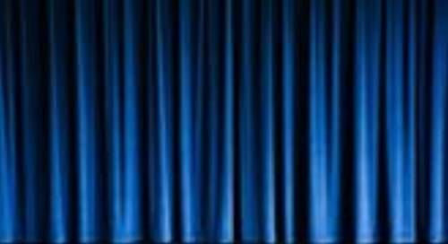 New Royal Blue Satin Stage Curtain 10H x 30W W/Grommets  
