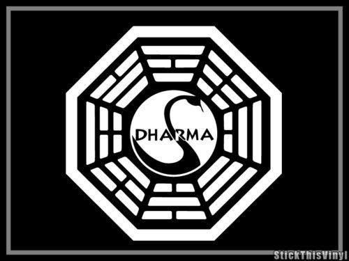 Dharma from TV show LOST Decal Vinyl Sticker (2x)  