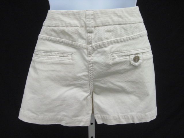 NWT J. CREW Cream Corduroy Shorts Sz. 6 $48  