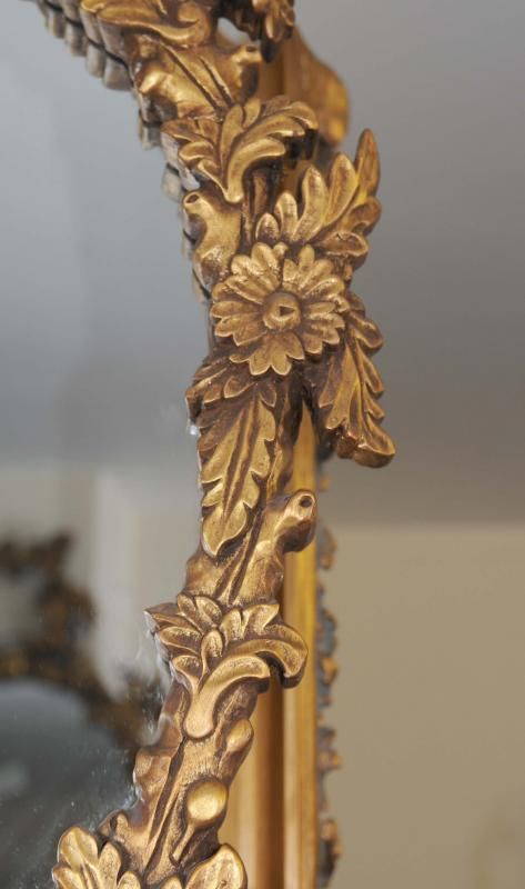 French Rococo Carved Pier Mirror Mirrors  