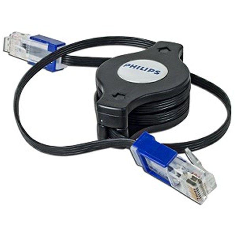 Philips PH60862 Retractable RJ 45 Network/RJ 11 Mo  