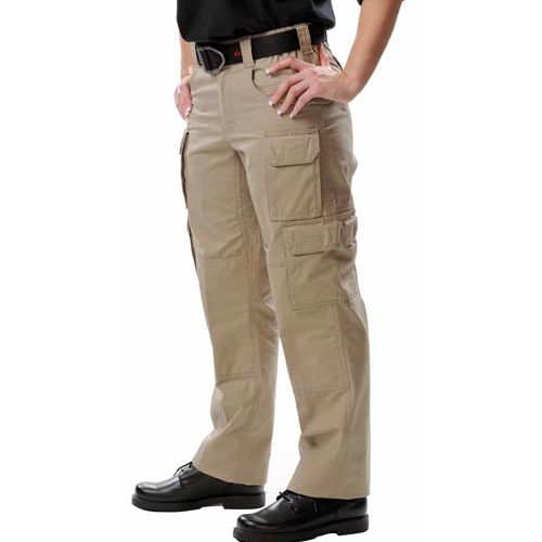 EOTAC WOMENS LT.WT. TACTICAL PANT KHAKI 12/36 UNHEMMED  