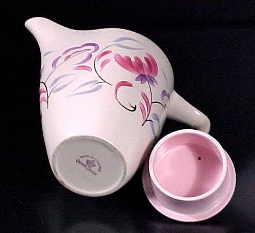 16 Pc) Crown Devon KAREN Mid Century Modern Pink Art Pottery 