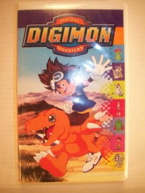 Digimon Digital Monsters Childrens VHS Tape 024543000624  