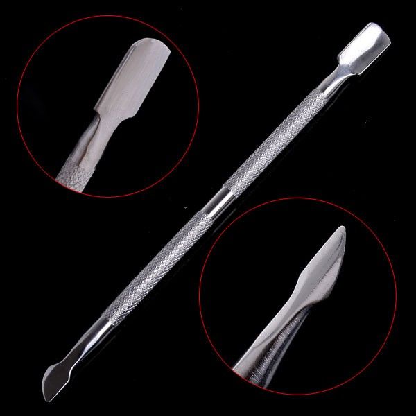 New Cuticle Nail Pusher Spoon Remover Manicure Pedicure  