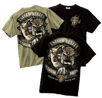 UNITED STATES MARINE CORPS DEVIL DOG Military T Shirt  