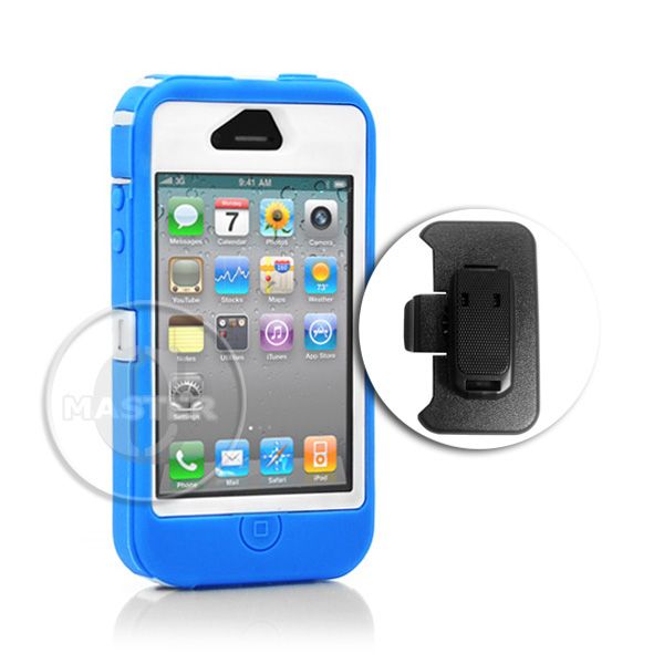 NEW TOUGH ANTI SHOCK HEAVY DUTY HARD MUSCLE BOX CASE FOR IPHONE 4 G 4S 