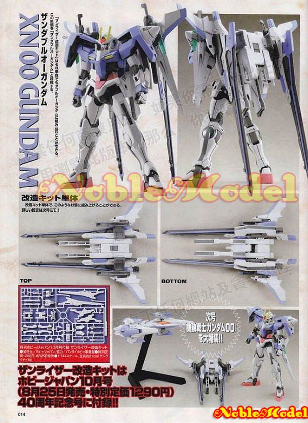 Hobby Detail Up Parts for 00 Raiser, 00 Gundam, 0 Raiser GNR 010/XN XN 