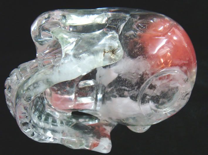 GIANT STUNNING 6.3LB Smelted Quartz Skull, Crystal  