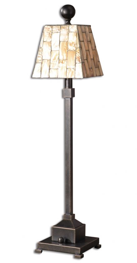 Buffet Floor Lamp in Oil Rubbed Bronze Metal Finish  