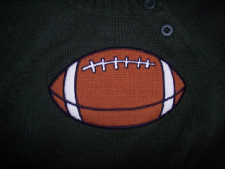 NWT Boys Gymboree Football League sweater ~ 2 2T  