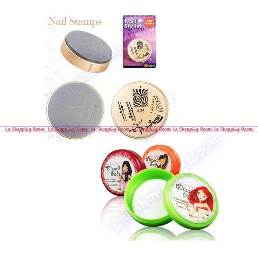 Nail Art Stamp ENAS design image stamping DIY stencil printing salon 