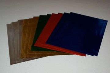 ASSORTED   HEAT LASER FOIL   8.5X11 Sheets 1 dz/packet  