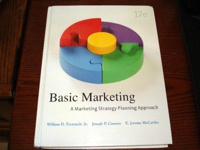 Basic Marketing 17e Perreault Cannon McCarthy Nice 9780073381053 