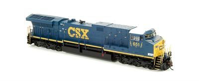 2128 GE AC6000, CSX #651, Dark Future paint scheme, High Ditch Lt 