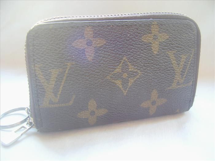   Vuitton Zip Around Wallet Change Purse Key Holder Clutch Purse  