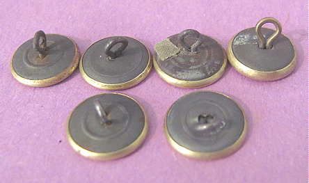   Vintage Gilt Brass Liberty Head Gold Quarter Dollar Coin LIKE BUTTONS