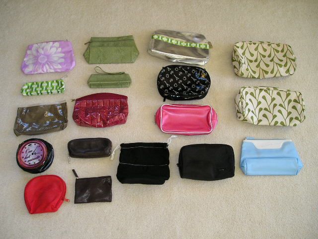 18 Cosmetic Bags   Lancôme / Benefit / Clinique / Chanel / Laura 