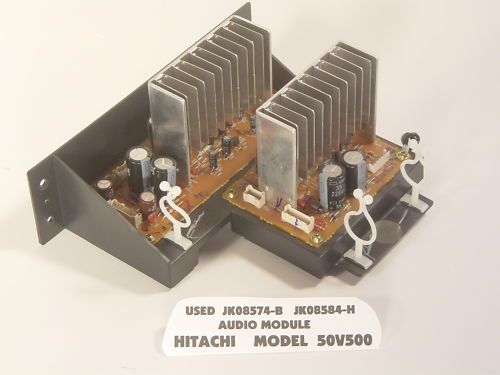 HITACHI TV AUDIO 50V500 USED Part JK08574 B JK08584 H  