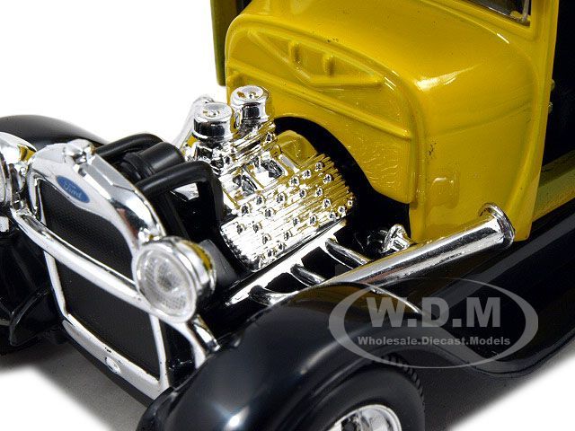 Brand new 124 scale diecast car model of 1929 Ford Model A Yellow die 