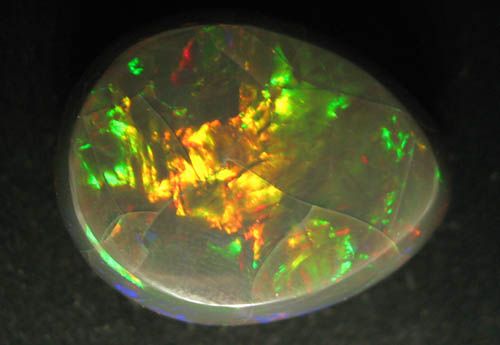 ETHIOPIAN WELO POLISHED BLACK OPAL 40.8 CT EI473  