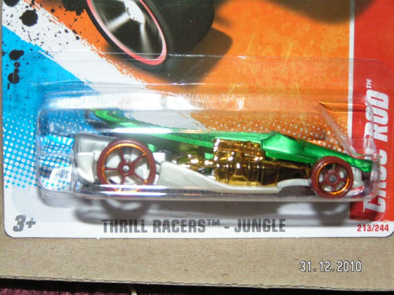 HOT WHEELS 2011 TR JUNGLE #3 CROC ROD HOTWHEELS HW  