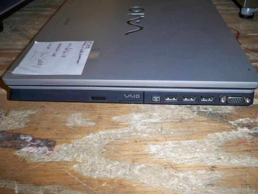 Sony VAIO VGN BX740 Centrino DUO 1.4/1GB/0HD Laptop  