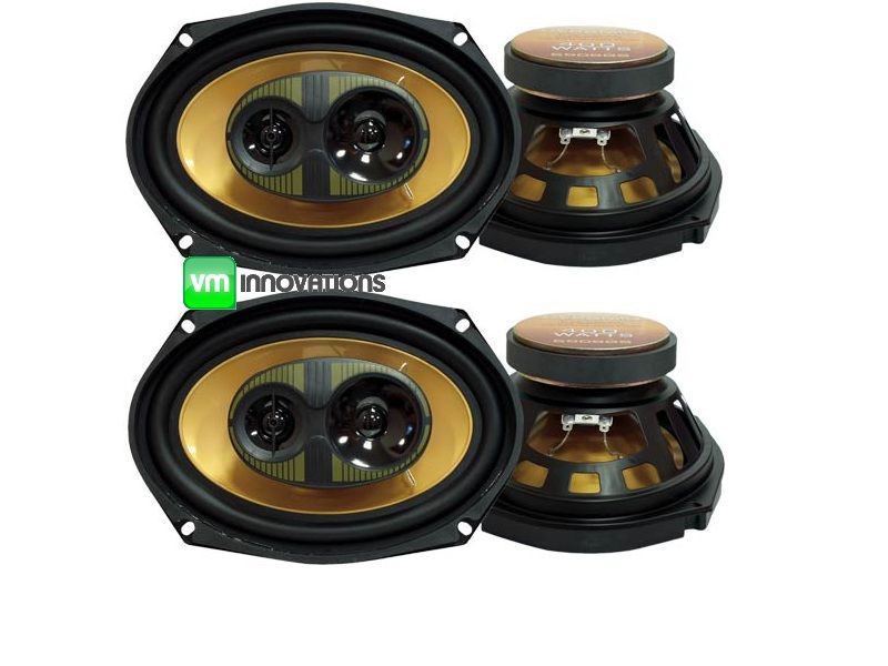 NEW 4) PYRAMID 6908GS 6x9 800 Watt Car Audio Speakers  