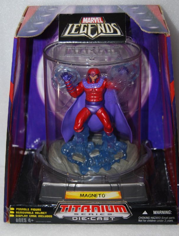 MARVEL LEGENDS MAGNETO TITANIUM SERIES DIECAST FIGURE  