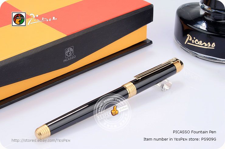 Picasso Fountain Pen 909 SPACE TIME OF LONDON Laquer GT  