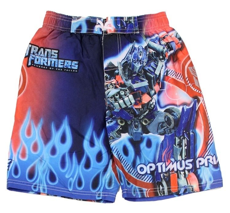 OPTIMUS PRIME 4 5 6 7 8 TRANSFORMERS Short SWIM TRUNKS  