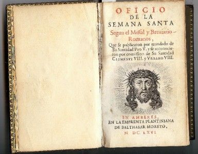 1666 First & Only Edition Missal Death King Philip IV  