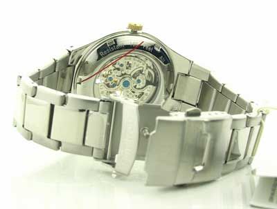 MENS ARMITRON STEEL AUTOMATIC TWOTONE WATCH 20 4453GYTT  