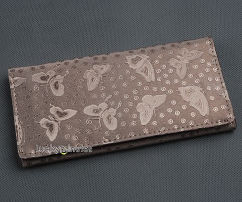 pcs in 3 color Butterfly Lady Long Wallet Purse Bag  